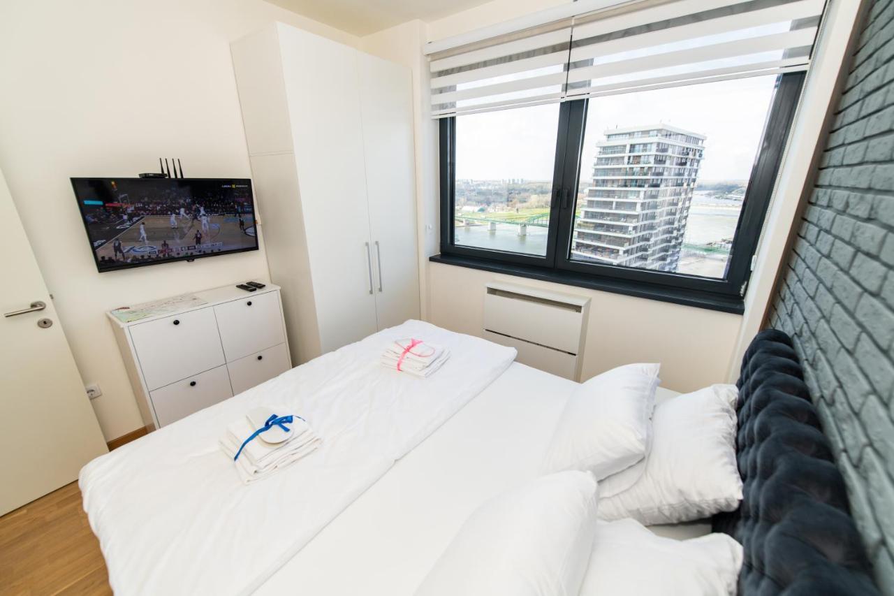 Modern Luxury In Belgrade Waterfront With Views Lägenhet Exteriör bild