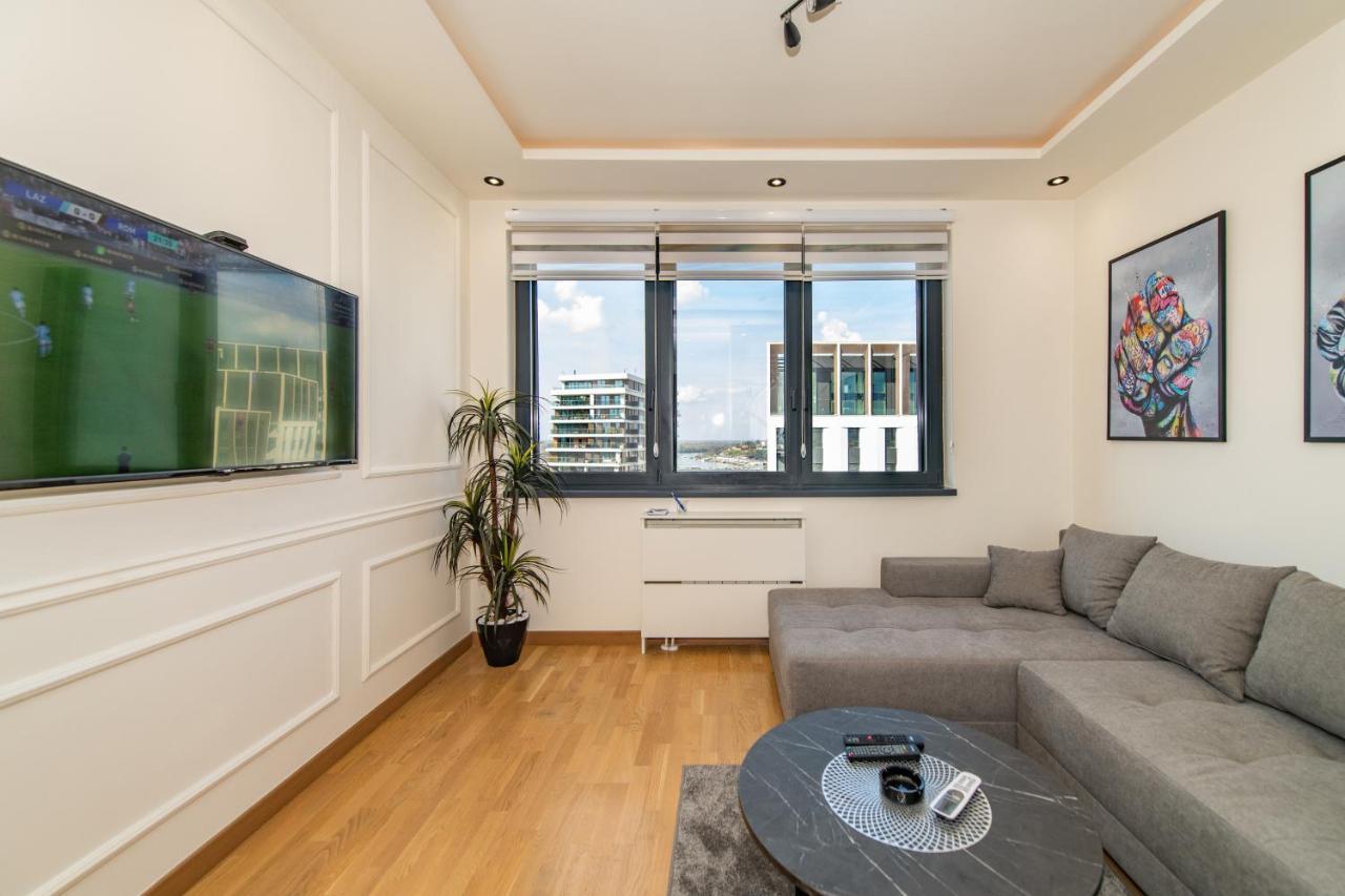 Modern Luxury In Belgrade Waterfront With Views Lägenhet Exteriör bild