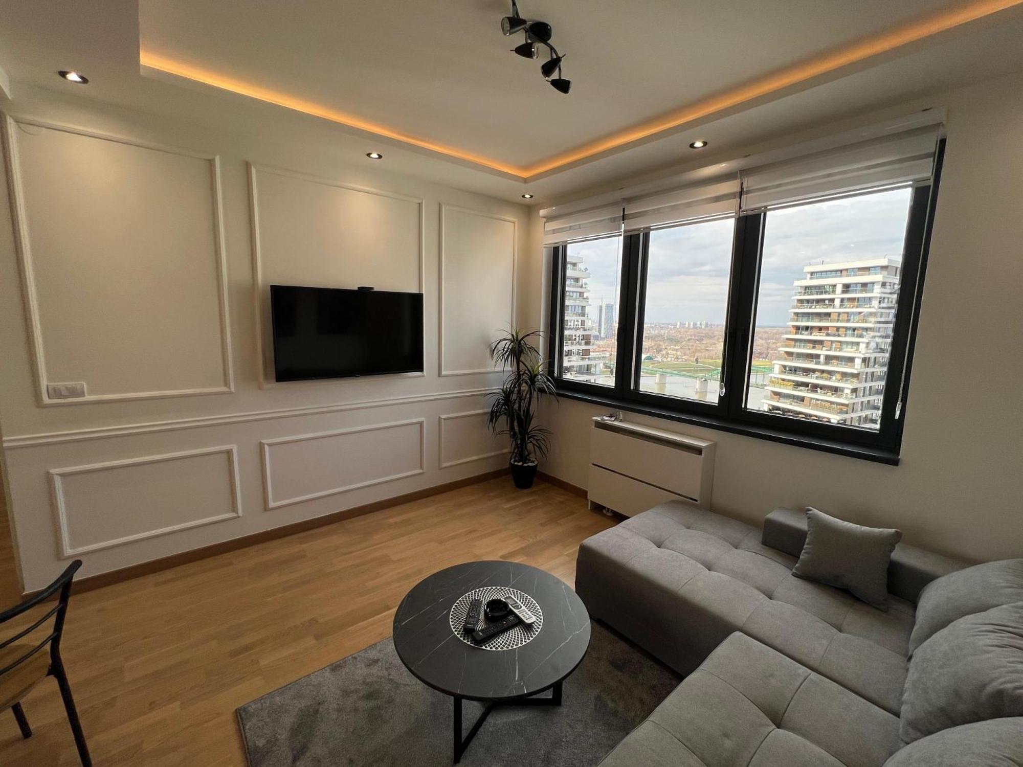 Modern Luxury In Belgrade Waterfront With Views Lägenhet Exteriör bild